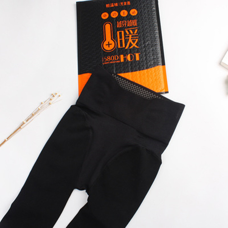 石墨烯恒温袜1.0弹保暖连裤袜包邮 2.0打底裤光发热3.0一件代发