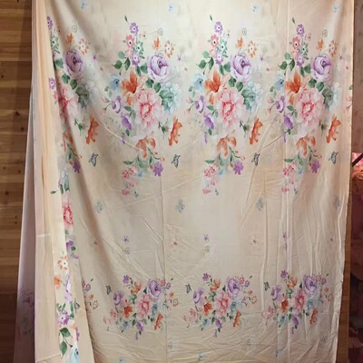 正宗13372純棉斜紋布活性印染門幅250cm被套四件套面料特價處理