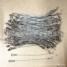 供应厂家生产钢丝绳锁具 灯具钢丝圈加端子 不锈钢钢丝绳端子