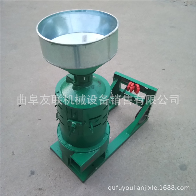 直销玉米脱皮打碴子机 谷子高粱去皮机 杂粮脱皮碾米机02