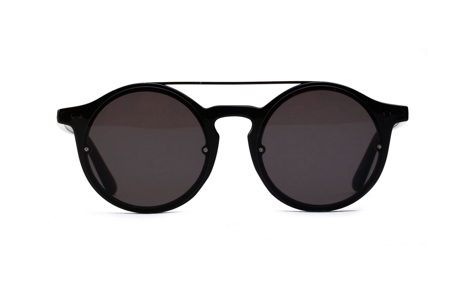 X1340 Shuang Liang Koreanische Sonnenbrille Weibliche Trend Ige Retro-sonnenbrille Männliche Ozean Farbfilm Hip-hop-trend Brille display picture 3