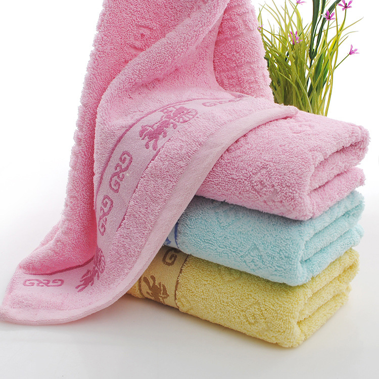 日用品批發提花棉毛巾 大三條40*90澡巾福利棉毛巾做logo