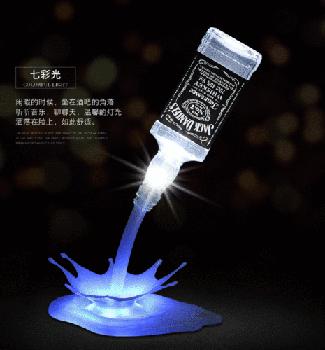 Amazon New Wine Pouring Lamp Bar Touch Table Lamp Wardrobe Cabinet Wine Cabinet USB Rechargeable Gift Night Light