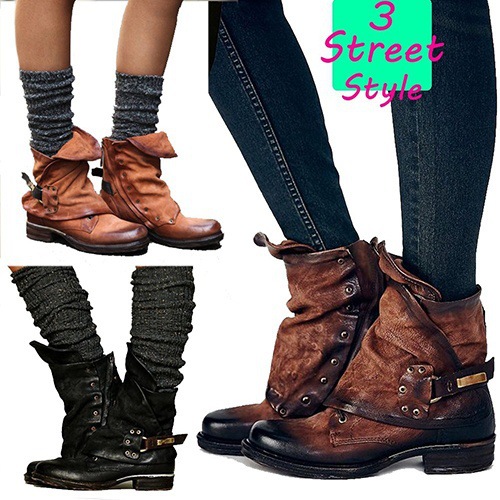 Bottes femme en PU artificiel - Ref 3355382 Image 8