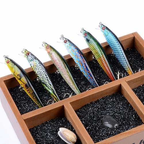 Lure bait 6-color painted plastic hard bait 10cm/10g foreign trade bionic fishing gear bait fake bait