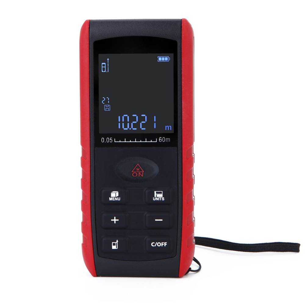 带角度VTN反显屏精准 手持电子尺  高精度60米激光测距仪 KXL-E60