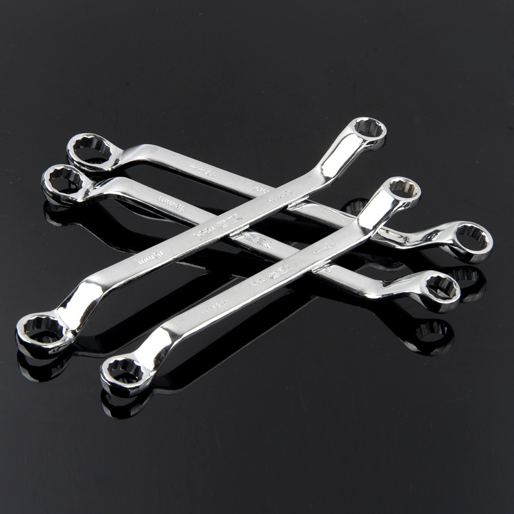 厂家多规格5.5-55双头镜面眼镜扳手汽修机修五金工具双头梅花扳手