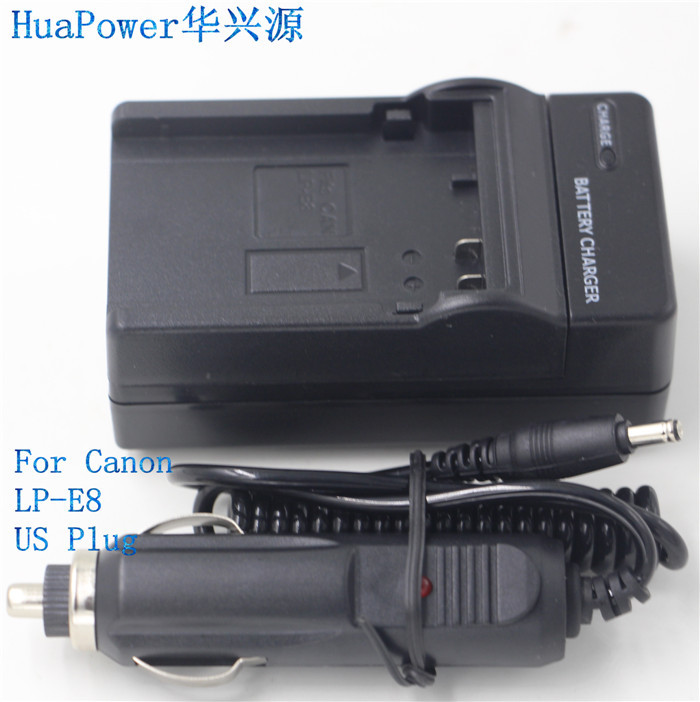 Suitable for Canon LP-E8 digital battery charger American standard DC car charger American standard digital charger