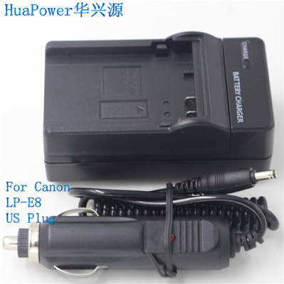 Suitable for Canon LP-E8 digital battery charger American standard DC car charger American standard digital charger