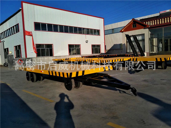 厂家供应   20吨平板拖车   货物运输车   特种设备运输车