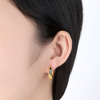 Small design earrings, suitable for import, simple and elegant design, trend of season, wholesale