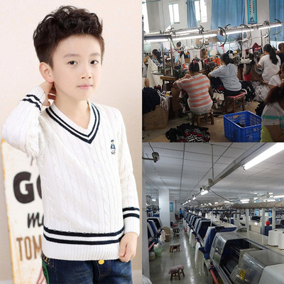 小學生校服毛衫定制英倫校服毛衣廠家生産加工來樣定做包工包料