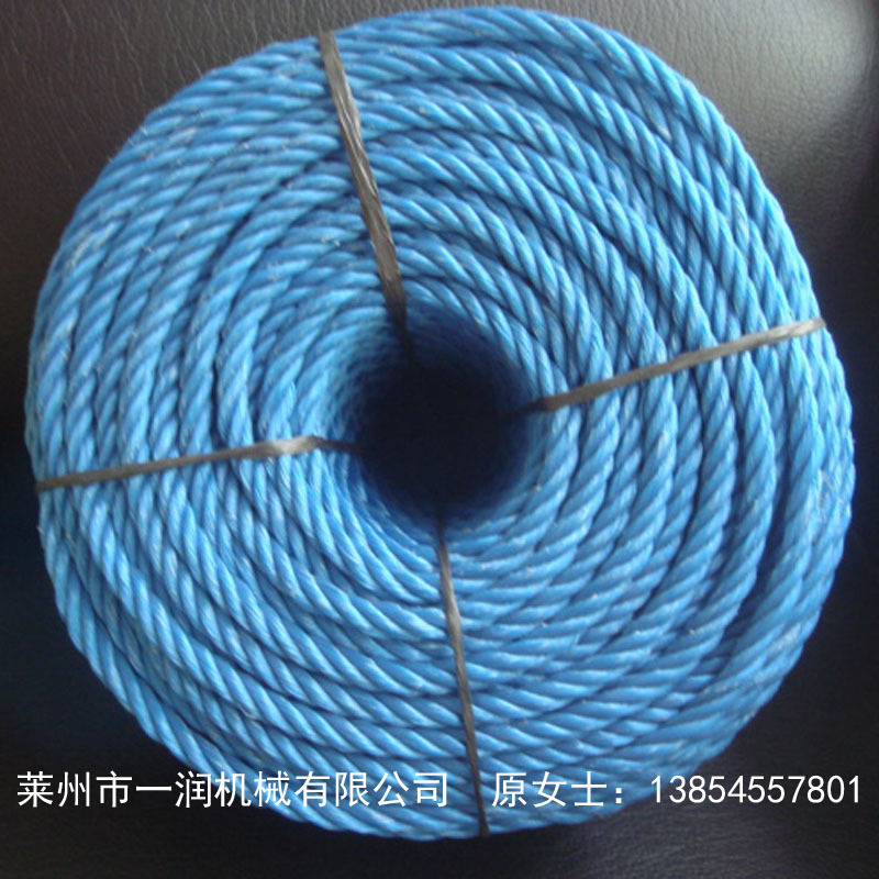 厂家定制PPPE塑料圆丝拉丝机 塑料扭绳子整套生产机器设备