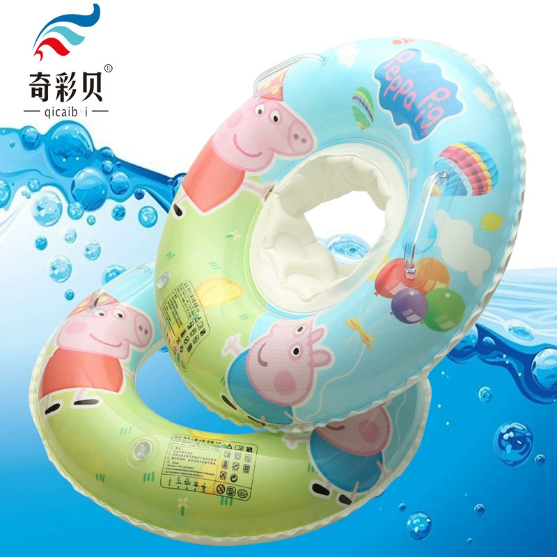 Qi Cai Bei pig Peggy bơi vòng Baby baby ring baby PP vật liệu bảo vệ môi trường - Cao su nổi phao bơi cho trẻ sơ sinh