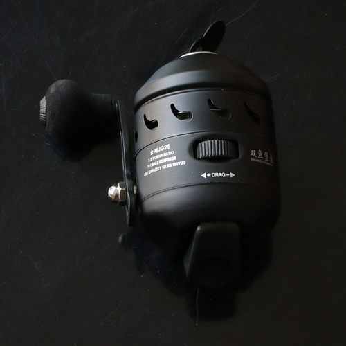 Cross-border Pisces Fortress metal fishing reel follower Black King Kong JG25 closed wheel fishing dart Luya fishing reel
