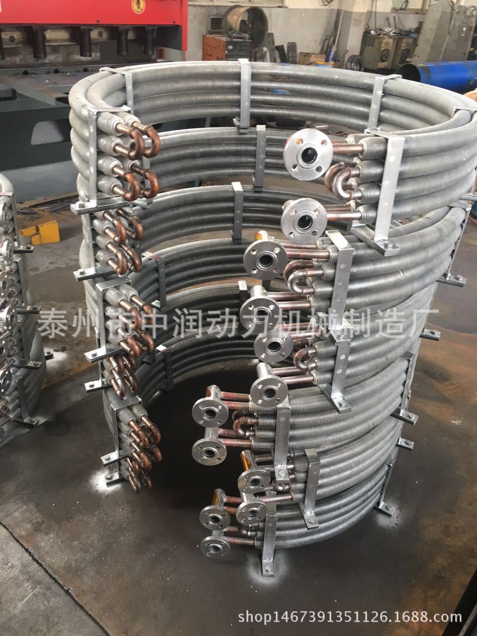 厂家供应不锈钢盘管卧式暗装风机盘管不锈钢圆管折弯加工可定制