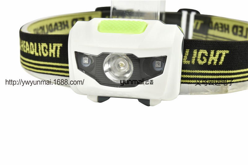 超轻防水双灯珠LED红光警示灯登山钓鱼户外运动头灯 猫头鹰头灯详情图17