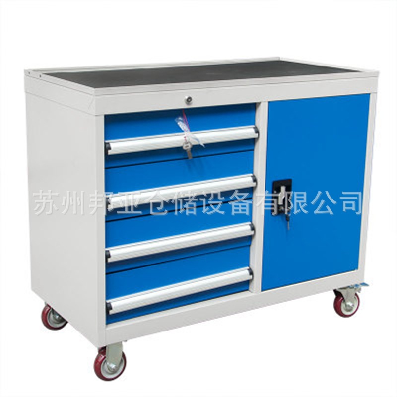 工具车手推车重型移动工具柜带抽屉工具箱维修工位车厂家供应