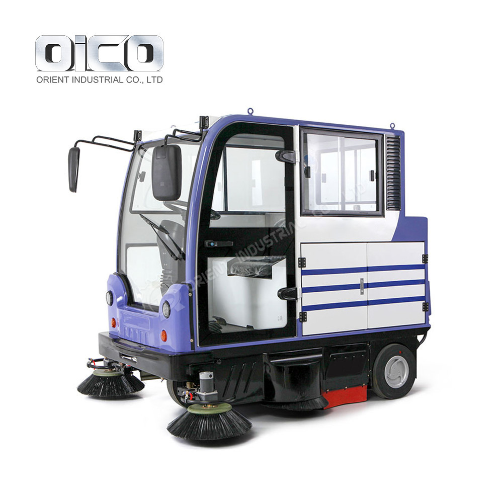 OR-E800LC全封闭式扫地机锂电池驾驶式封闭式充电式吸尘扫地喷水