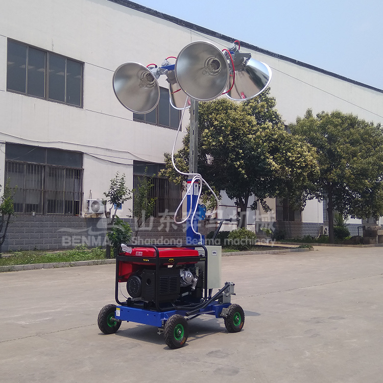 手推移動(dòng)照明車