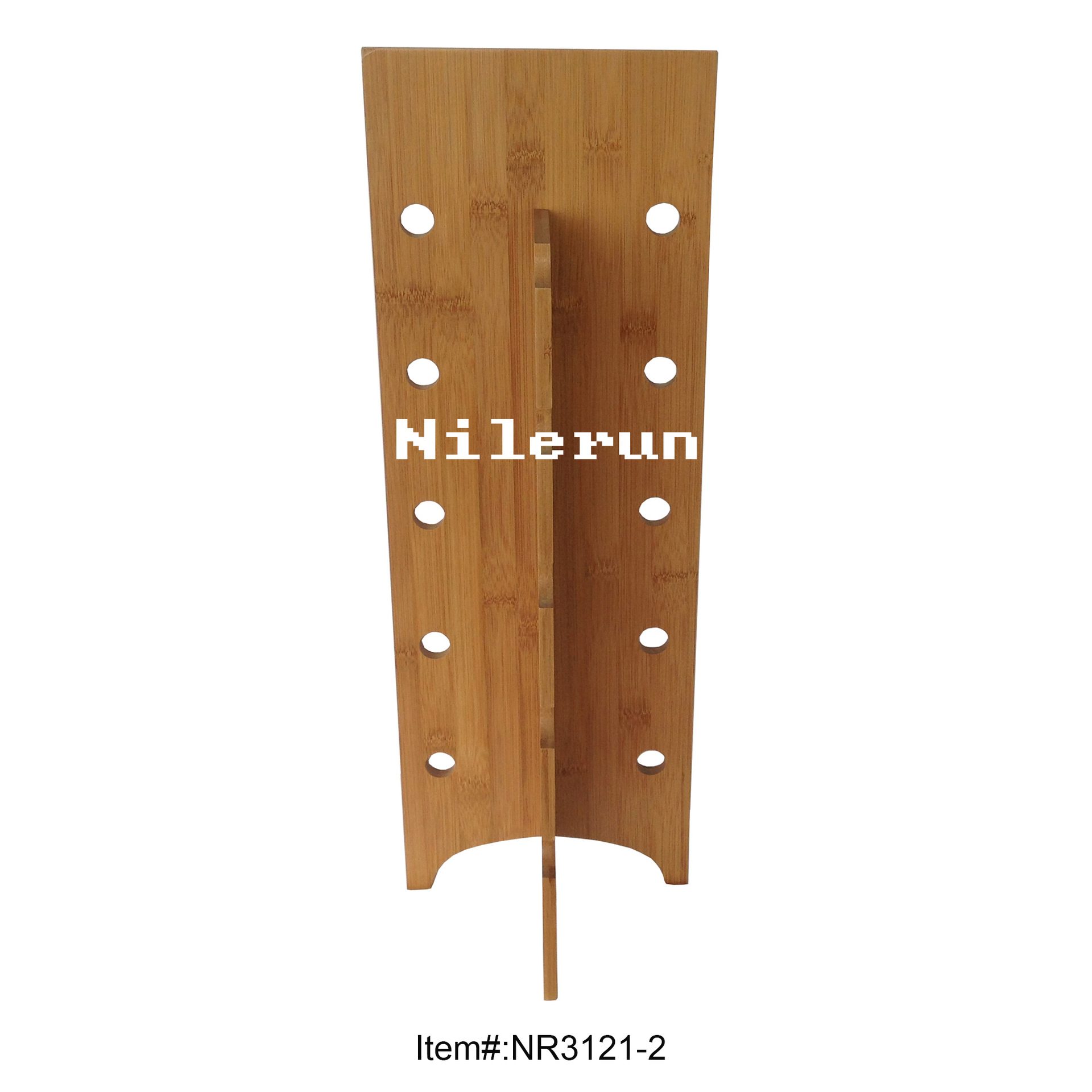 创意个性可拆装竹木质五副装太阳眼镜展示架