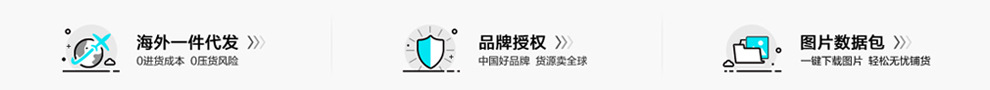 海外一件代发，品牌授权，一键下载图片包 轻松无忧铺货