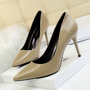 Korean fashion simple sexy thin high heel shoes