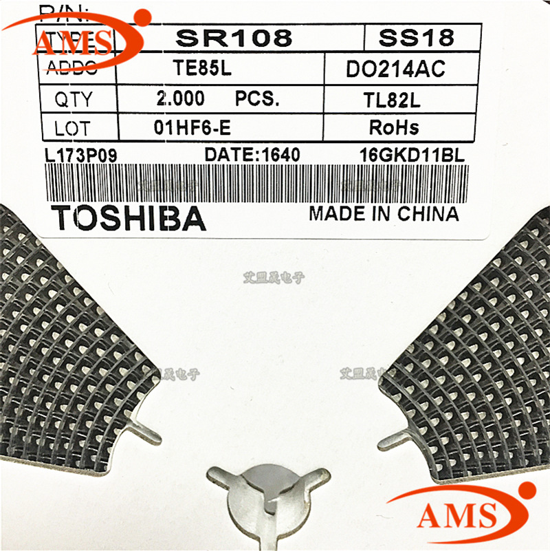 SR108 SS18 DO-214AC 贴片肖特基二极管 Toshiba/东芝 全新现货