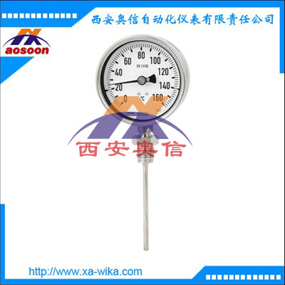 威卡55双金属温度计 S5550万向温度表 S5551双金属温度传感器WIKA
