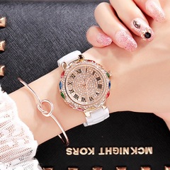 Trendy brand Masali new style ceramic watch strap for women, fashionable, durable, light and luxurious, colorful full of diamonds, personalized watch