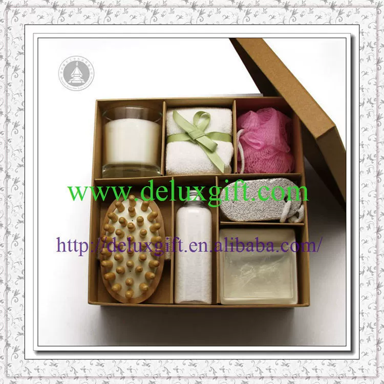 High-end aromatherapy, gift box, set, bath salt, oil, candle