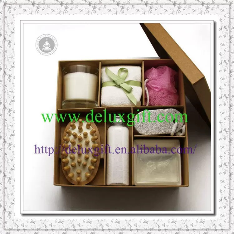 High-end aromatherapy, gift box, set, bath salt, oil, candle