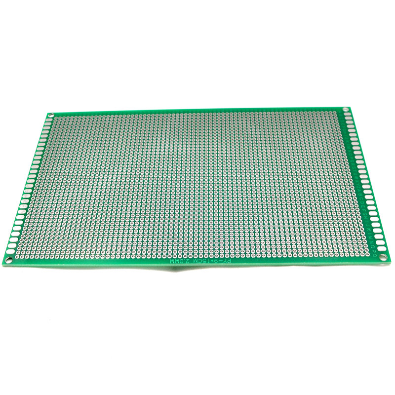 9*15CM单面喷锡 1.6厚2.54间距万能板 万用电路板洞洞板PCB
