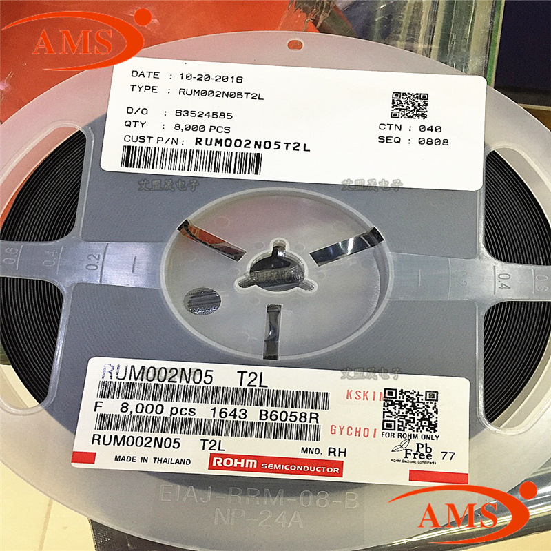 RUM002N05 T2L 丝印：002 SOT-723 贴片三极管 ROHM 全新现货