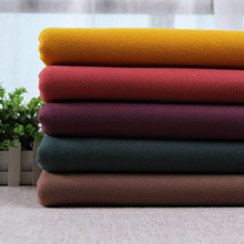 【新品】新龙凤呢 毛呢大衣外套服装面料 精仿素色呢面料 毛呢布