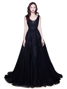 Evening dress bride summer new style host banquet noble and long V elegant toast woman