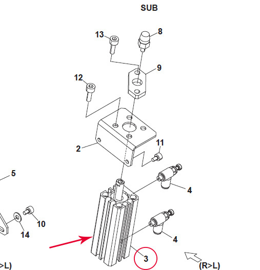 KKE-M653D-00 YS24 ��������  CYLINDER SUB ST ASSY