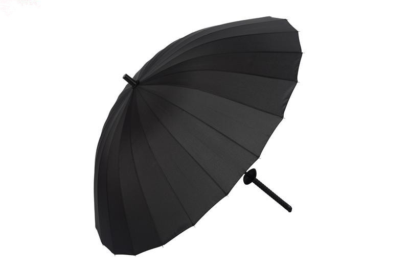 Paraguas Ninja Katana de alta gama, 16 varillas, protección UV, diseño creativo