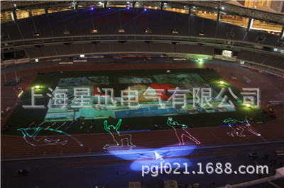 楼宇建筑灯光亮化投影 楼体墙体投影 建筑亮化投影设计