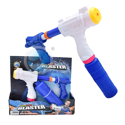 Yimei nueva presión directa de extracción de alta presión pistola de agua de playa para niños juguetes al aire libre gran almacenamiento de agua salpicaduras de agua Festival de agua tiro al agua