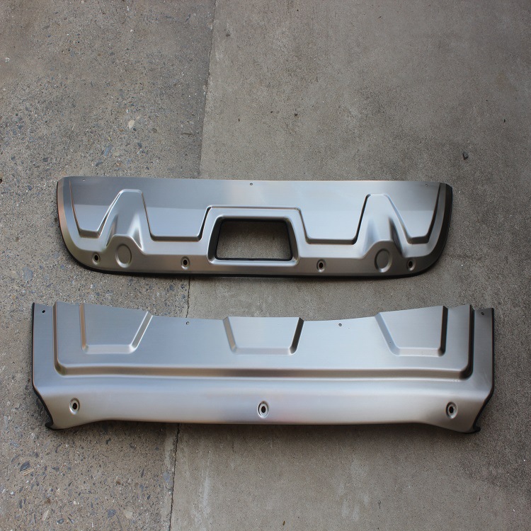 适用于2016款新逍客前后不锈钢护板改装前后不锈钢护板逍客保险杠|ms