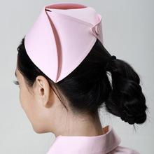 加厚护士帽医生帽白色粉色蓝色涤棉燕尾帽护士服护士帽厂家直销