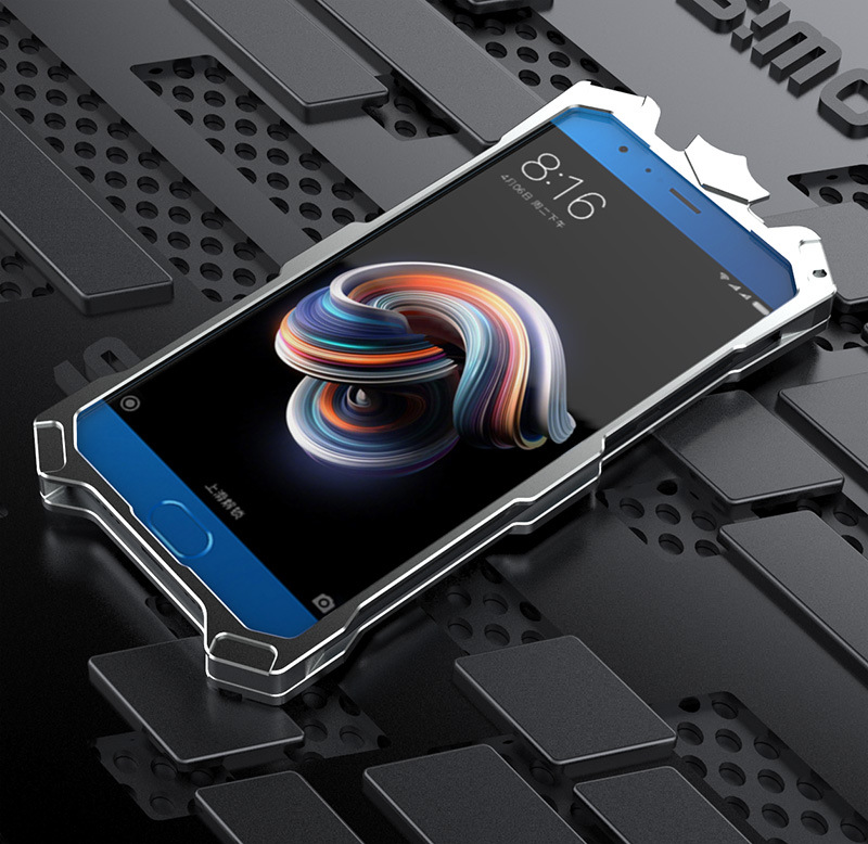 SIMON THOR Aviation Aluminum Alloy Shockproof Armor Metal Case Cover for Xiaomi Mi Note 3