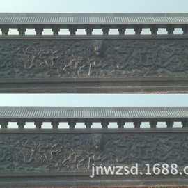 寺庙石雕九龙壁厂家 户外景观石材龙壁图片 石刻五龙浮雕壁画报价