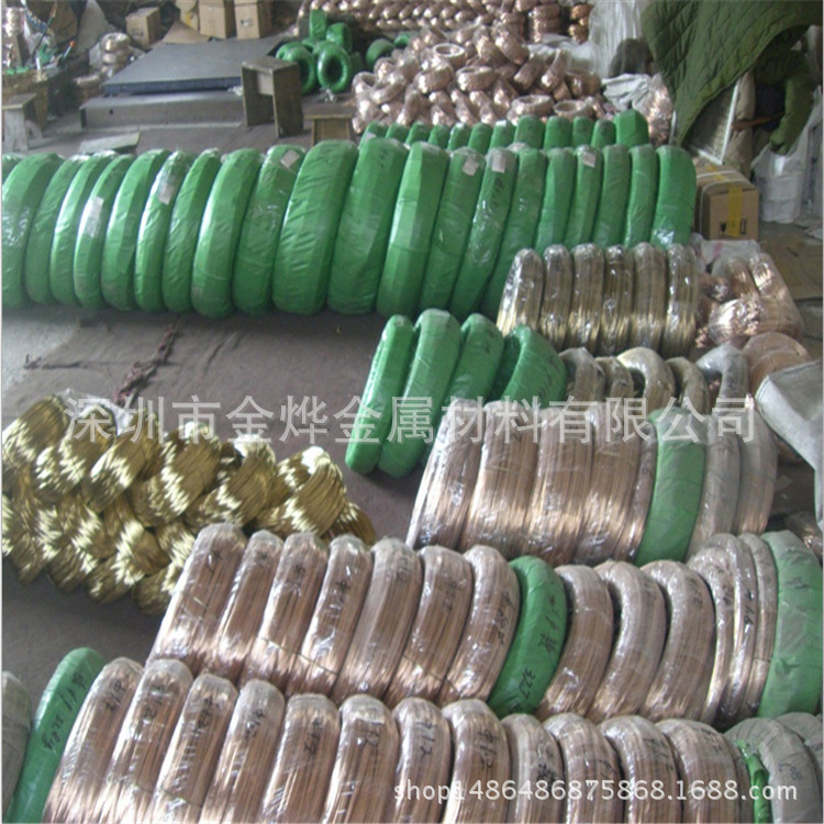 生产批发QSn6.5-0.1磷青铜线 0.15mm磷铜细线 扎装弹簧磷青铜线