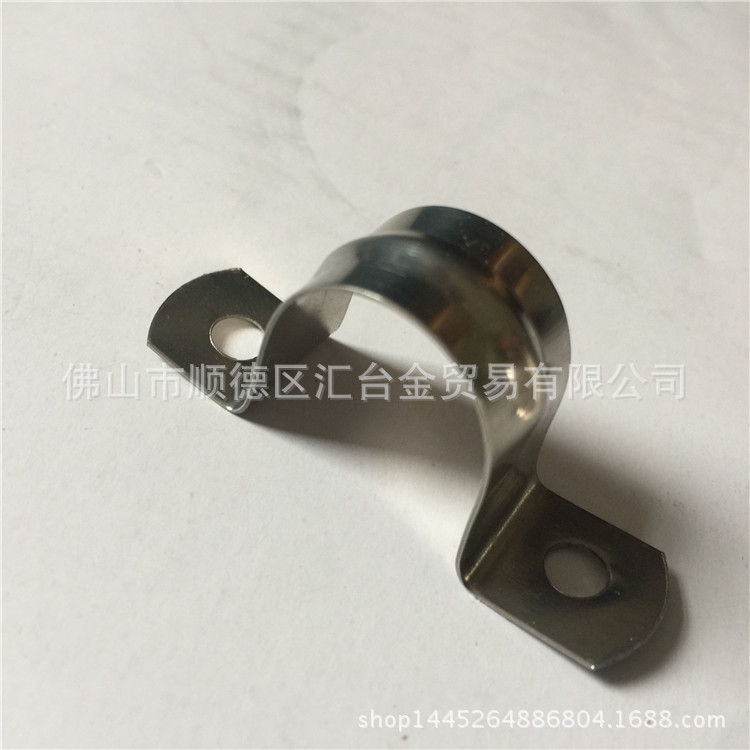 加厚不锈钢半边码U型码管卡（20mm-315mm）一级代理厂价直供