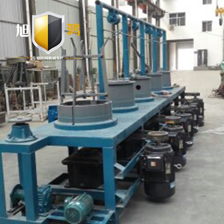 盘条盘圆滑轮式连续干拉拔丝机连罐式变频器调速三联拔丝机械