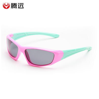 新款兒童太陽鏡男孩運動款女孩偏光鏡彈性TR90墨鏡廠家直銷805