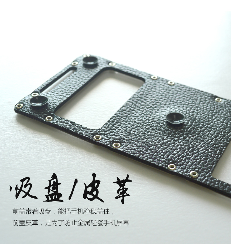 Armor King Iron Man Stainless Steel Dual Window Rivet Leather 360° Flip Case Cover for Apple iPhone X