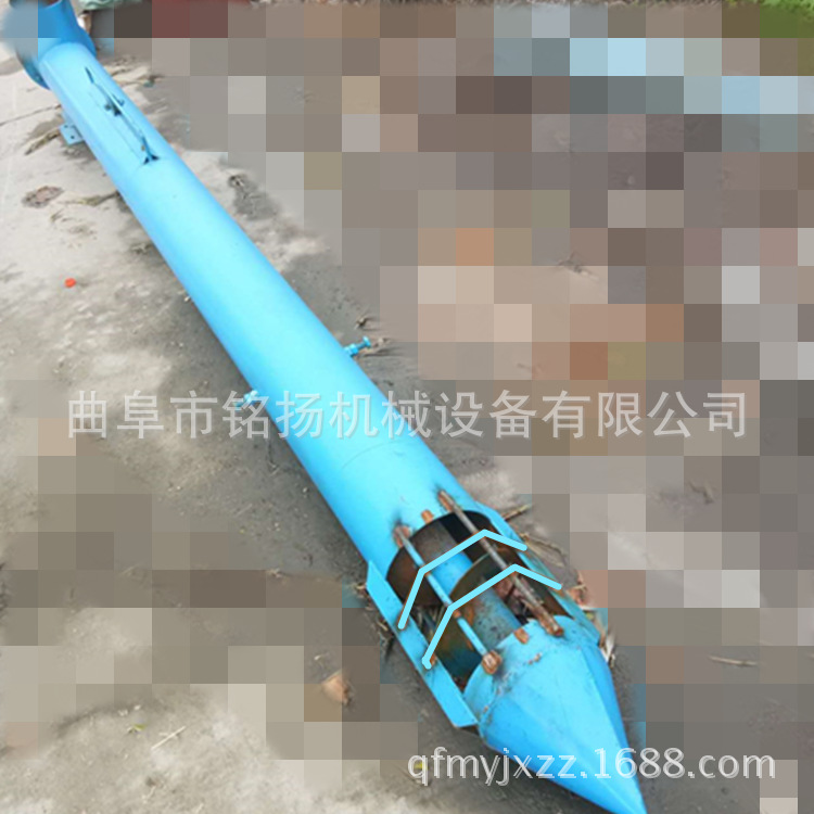 高效率圆管式垂直螺旋给料机碳酸钙化工树脂颗粒螺旋输送提升给料机厂家